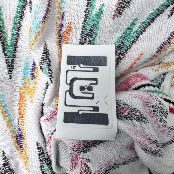 NWOT MISSONI Multicolored Patterned Vest Women 10US 40EU Made in Italy - Picture 7 of 7